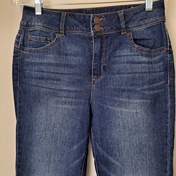 Blueink Juniors Skinny High Waist Jeans Size 9 Dark Blue Color - Picture 6 of 8